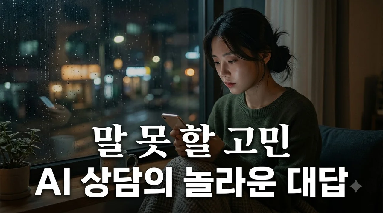 친구한테 말 못 하는 고민, AI 심리 상담사에게 털어놓았더니 생긴 놀라운 변화