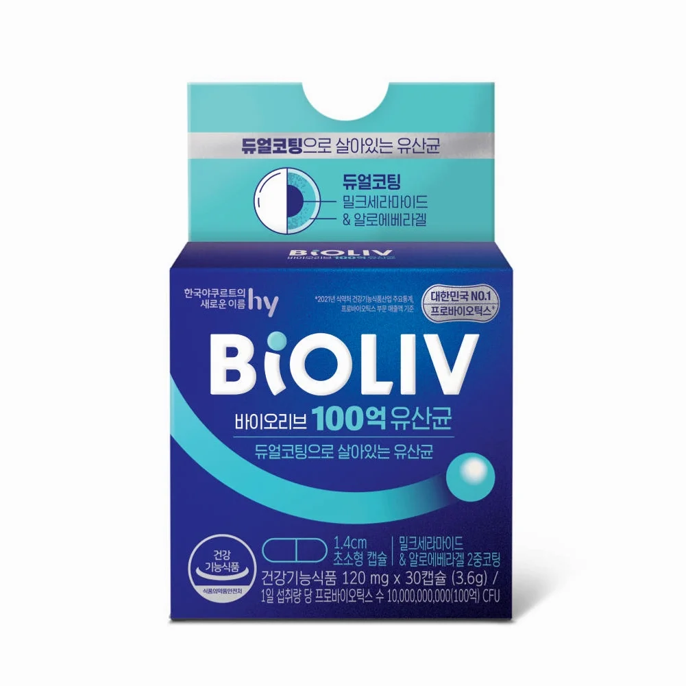 바이오리브 100억 생존 유산균 30캡슐, 3개(3개월분) [원산지:국산(충청북도 충주시)] 상세 이미지 2
