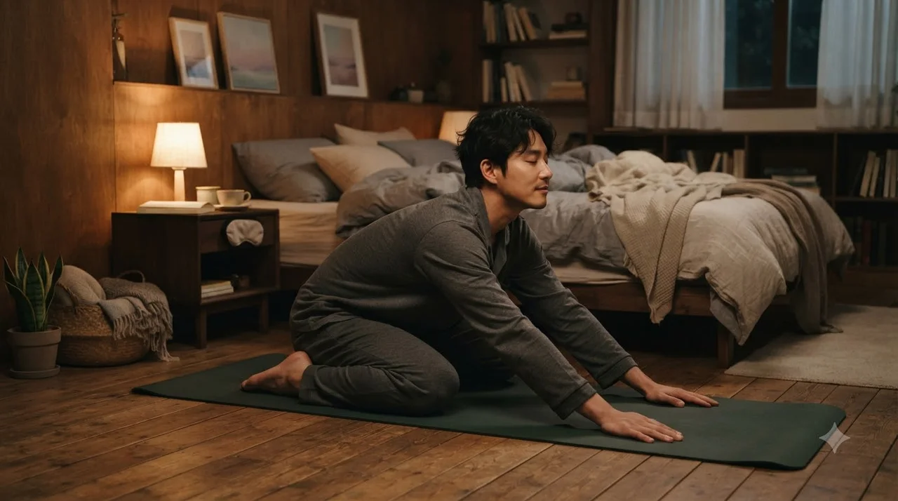 취침 전 60분! 뇌를 쉬게 만드는 나이트 루틴 4단계