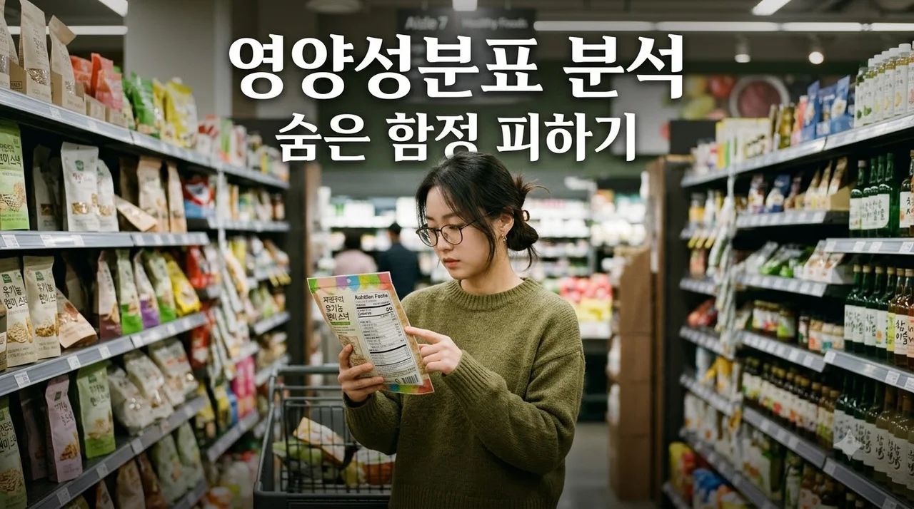 영양성분표 읽는 법: 당류·나트륨·포화지방을 1회 제공량부터 보는 이유
