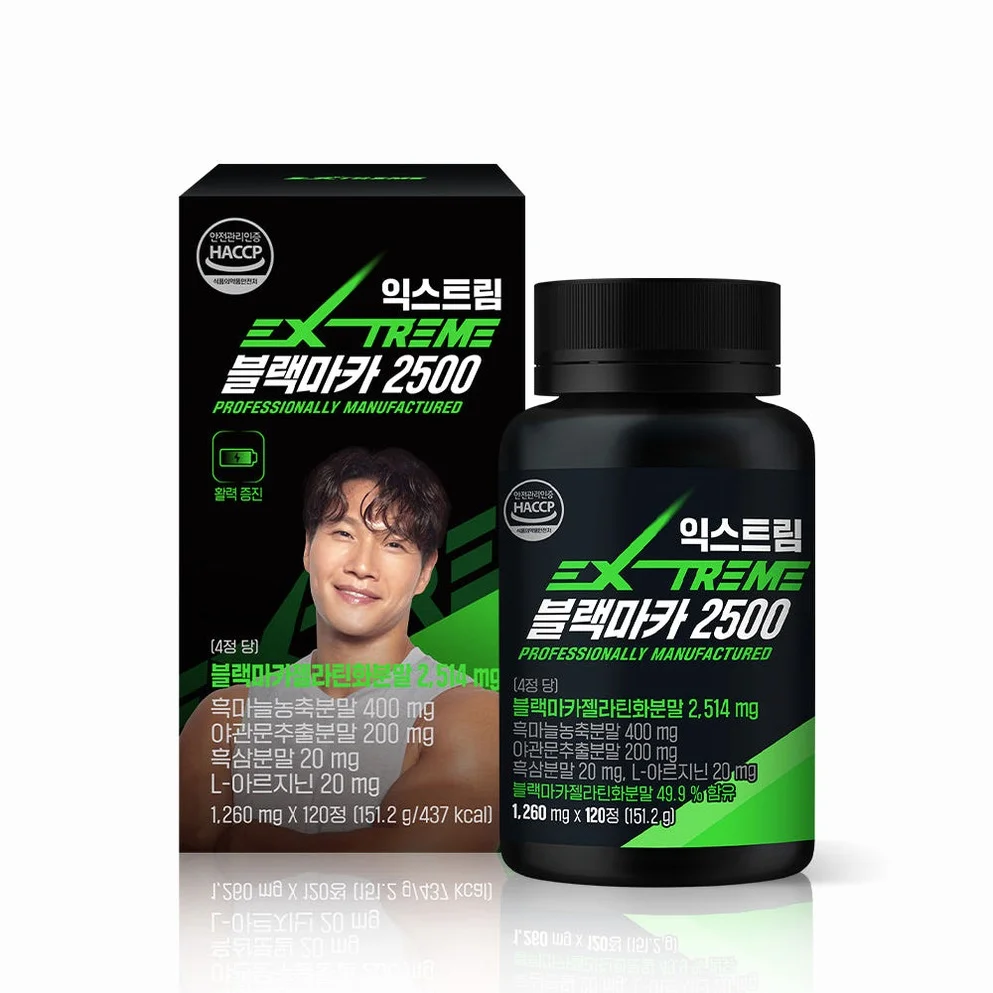 [네이버단독] 익스트림 김종국 블랙마카 2500 120정, 1개 [원산지:상세설명에 표시] 상세 이미지 2