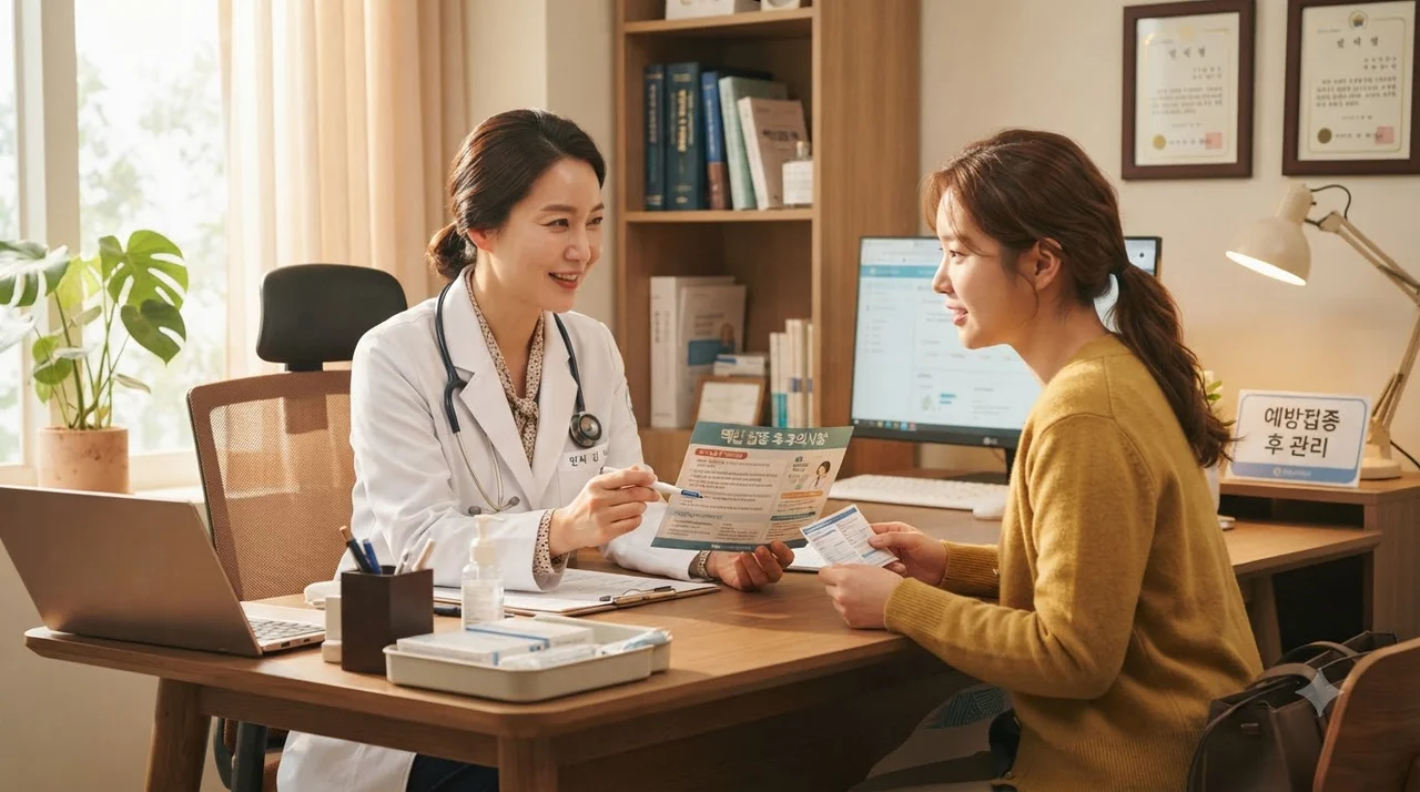 안전한 접종을 위한 당일 주의사항과 이상반응 대처법