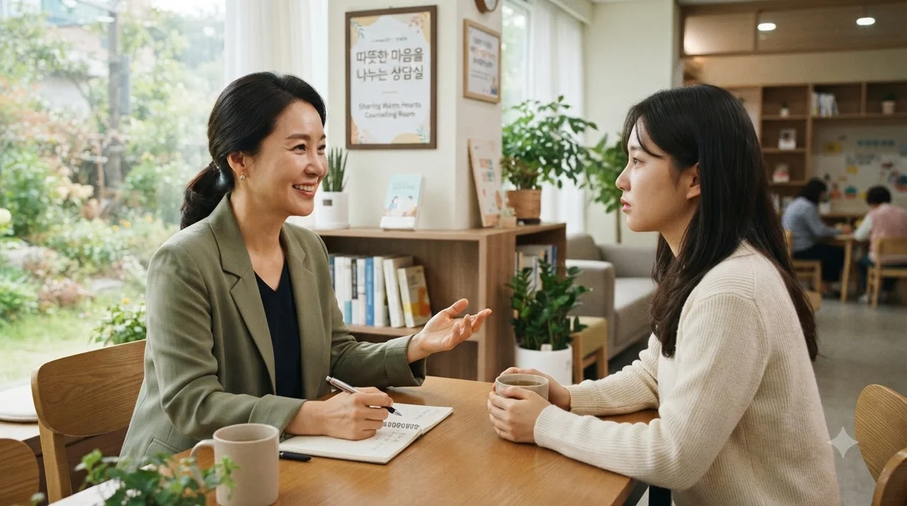지역 정신건강복지센터 상담 신청 및 이용 4단계