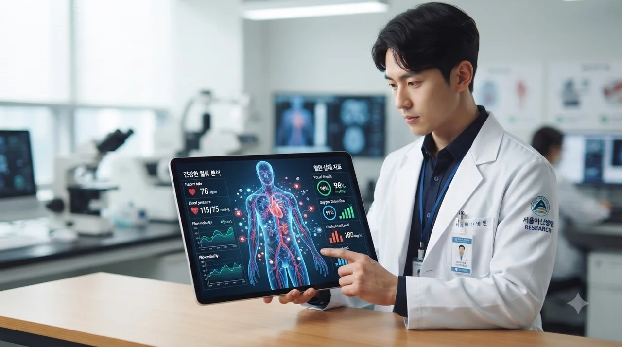 한눈에 보는 자기혈관 정상 수치와 위험 기준표
