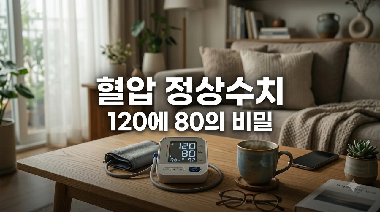 혈압 120/80 미만 의미와 질병관리청 기준 정상 수치 완벽 정리