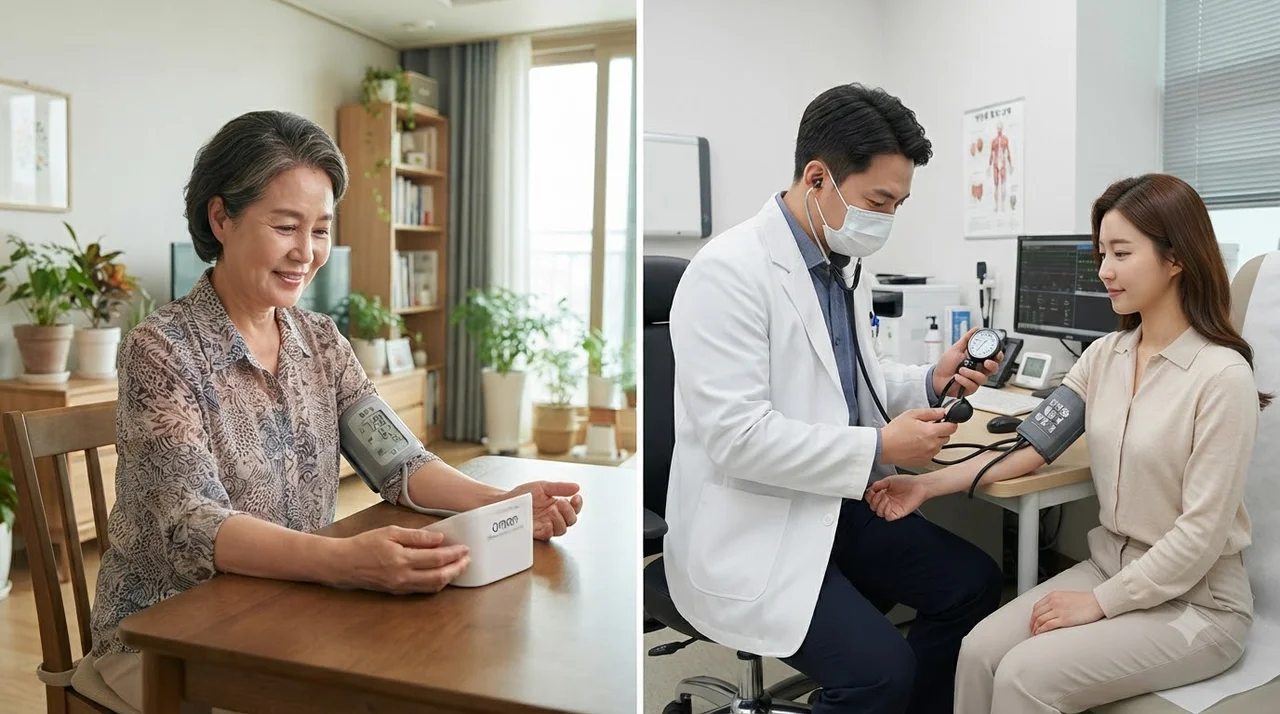 병원 혈압 vs 집에서 재는 가정 혈압, 기준이 다른 이유