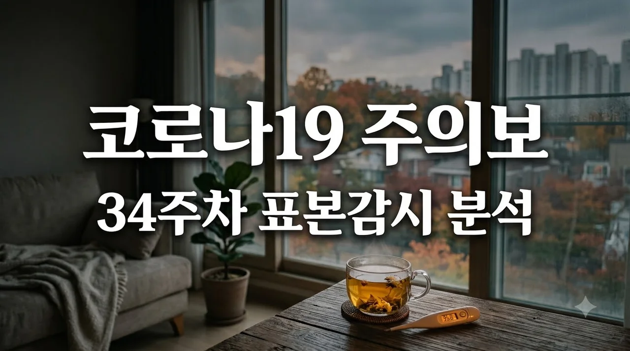 코로나19 입원환자 61명, 2026년 34주차 표본감시 쉽게 읽기