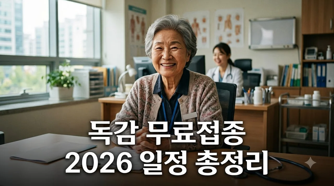 65세 이상 독감 무료접종 2026 일정 조회 및 지정병원 확인법