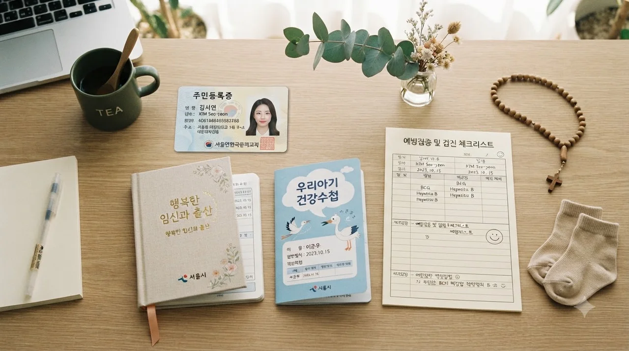 대상자별 필수 지참 서류 및 예방접종 당일 체크리스트