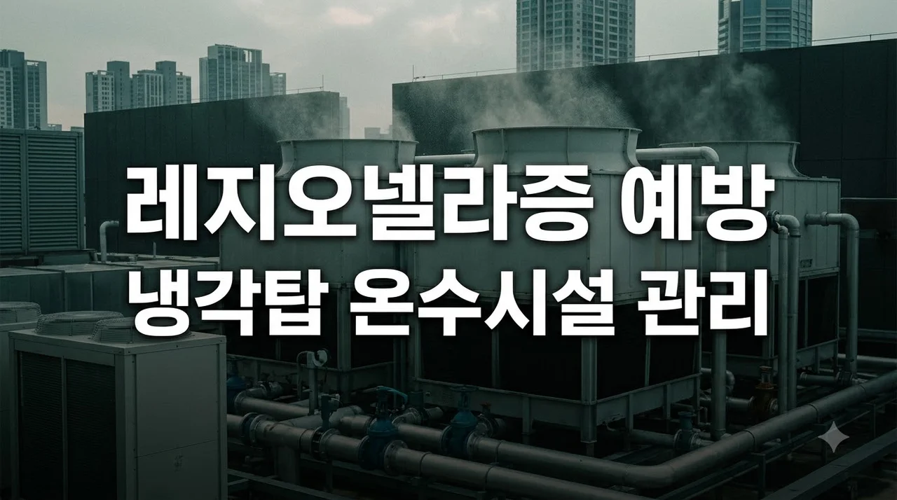레지오넬라증 원인과 발생 장소는? 냉각탑·온수시설 필수 예방수칙