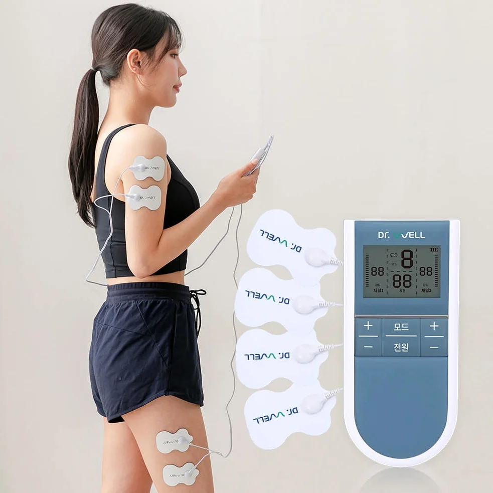 닥터웰 EMS 저주파 마사지기 자극기 4패드 듀얼 안마기 DR-470 치료기 아님 상세 이미지 4