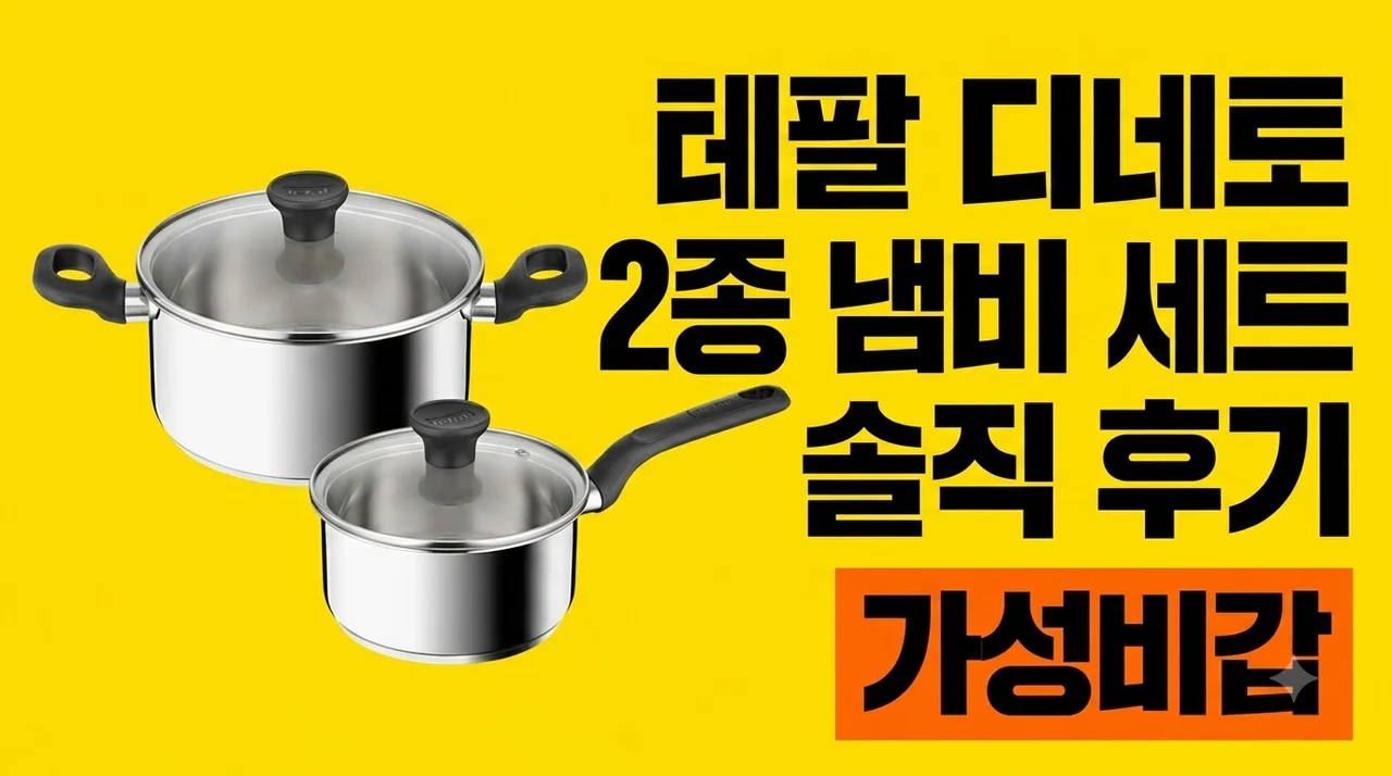 테팔 디네토 냄비 2종 세트 가성비와 솔직 장단점 후기