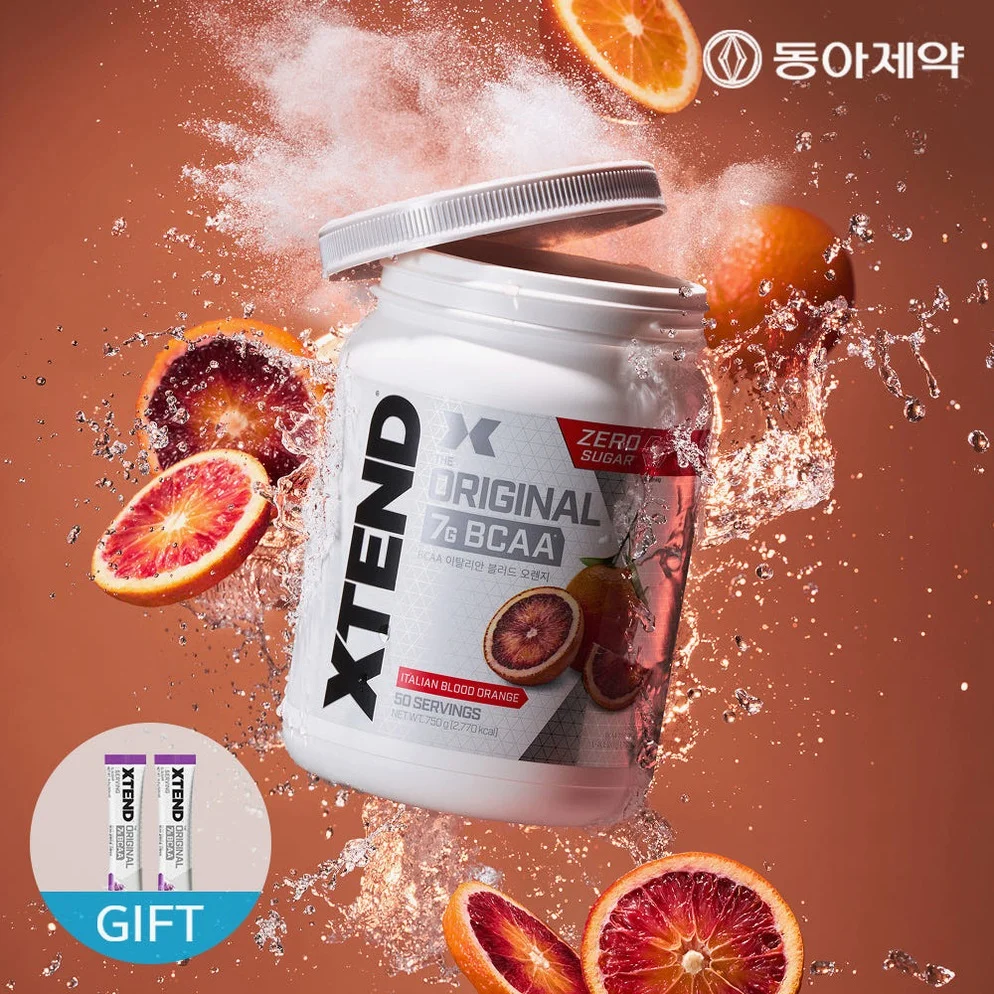 [슈퍼적립] 엑스텐드 BCAA 7,000mg x 50서빙 제로슈가 아미노산 포도, 745g, 1개 [원산지:상세설명에 표시] 상세 이미지 1