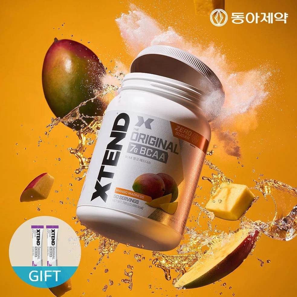 [슈퍼적립] 엑스텐드 BCAA 7,000mg x 50서빙 제로슈가 아미노산 포도, 745g, 1개 [원산지:상세설명에 표시] 상세 이미지 2