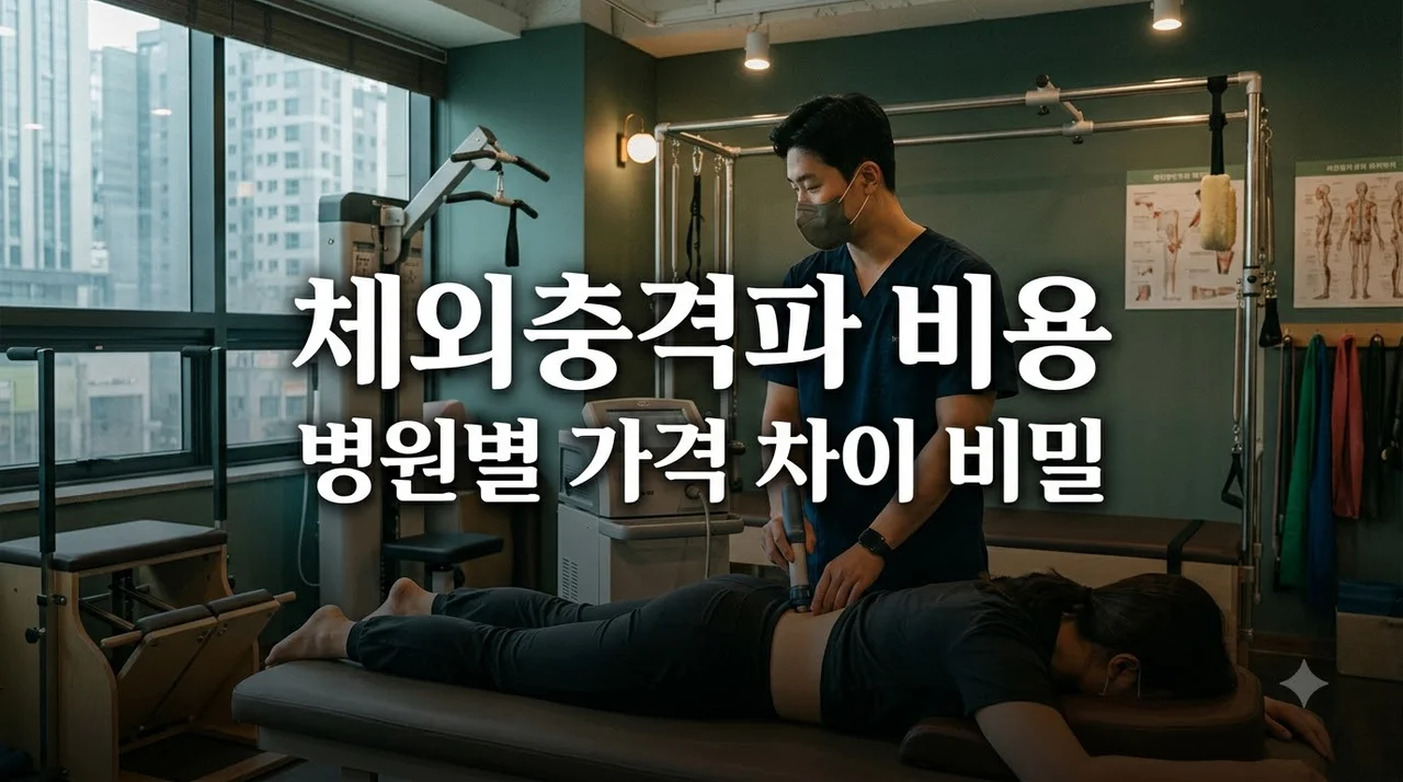 체외충격파치료 비용 차이 나는 이유와 2026 심평원 공개자료 조회법