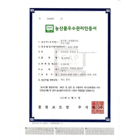 전남무안의 자연을담은 참나무재배 표고버섯선물세트 추석명절선물세트, 건표고버섯 선물세트..., 1세트