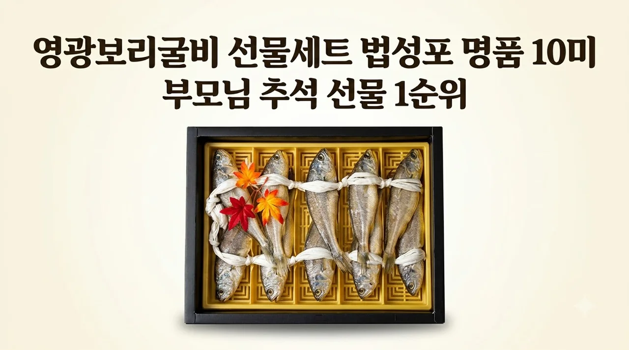 영광보리굴비선물세트 법성포 명품 10미 부모님 추석 선물로 이만한 게 없네요