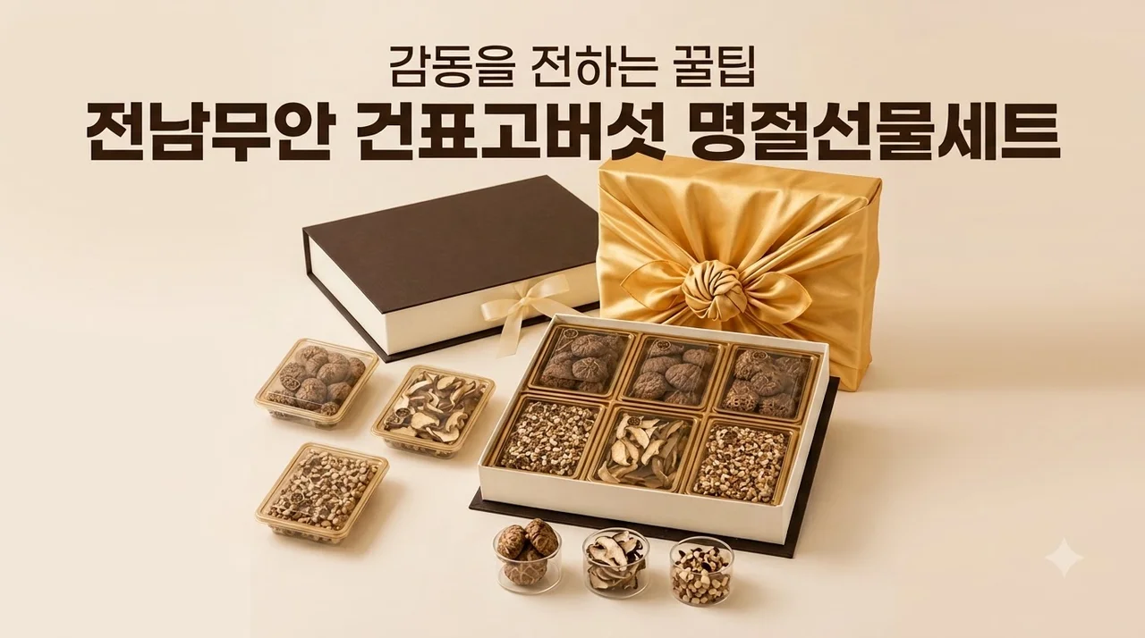 전남무안 건표고버섯 명절선물세트 감동을 전하는 꿀팁