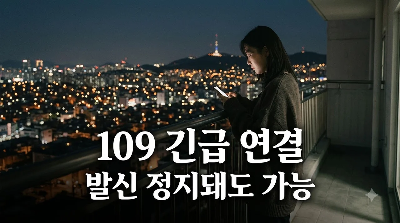 요금 미납 휴대전화도 109 연결, 2026년 10월부터 바로 가능해요