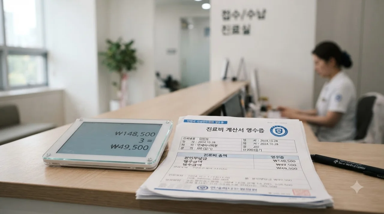 심평원 공개 금액 vs 실제 결제 비용 차이 비교표