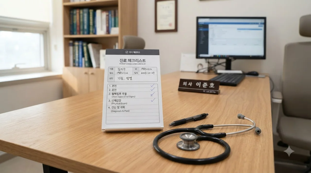 병원 방문 전과 진료실에서 꼭 챙겨야 할 체크리스트