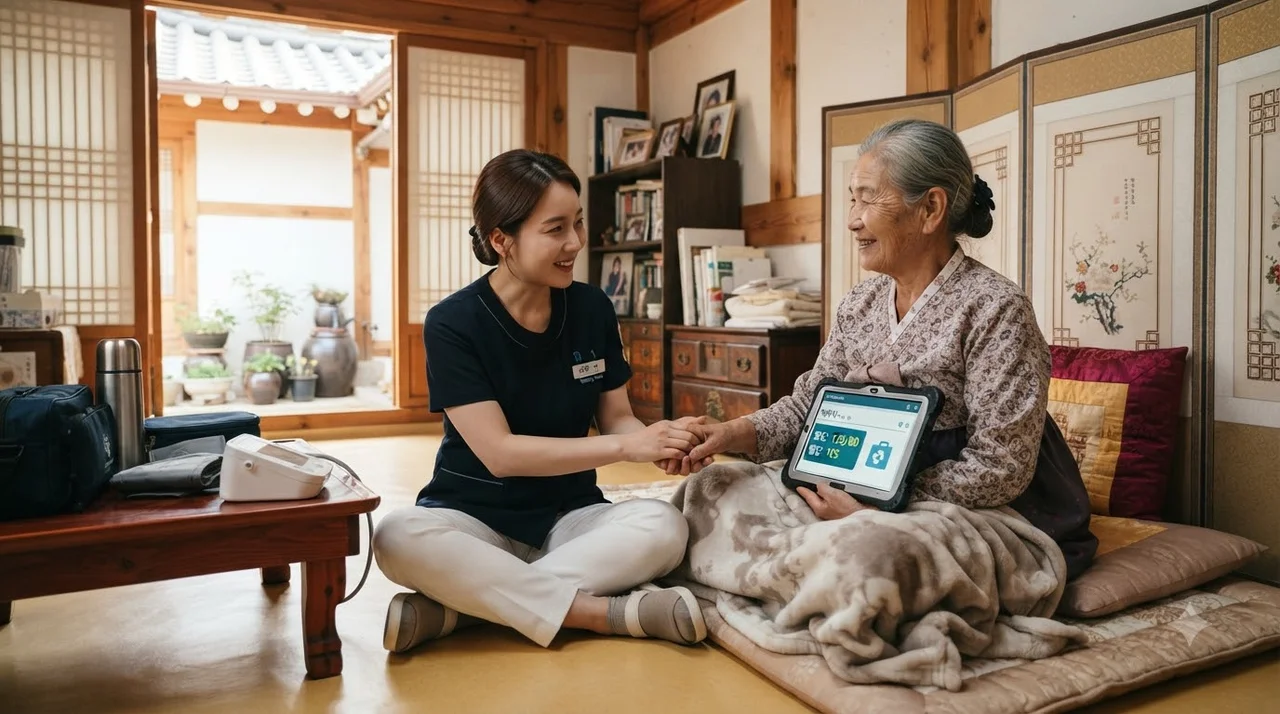 섬·산간 지역을 위한 'AI 기반 재택협진' 진료 흐름