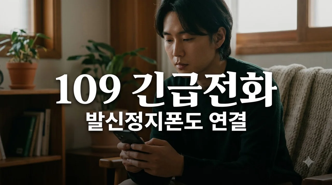 109 긴급전화 지정 추진 현황과 10월 우선 시행 핵심 총정리