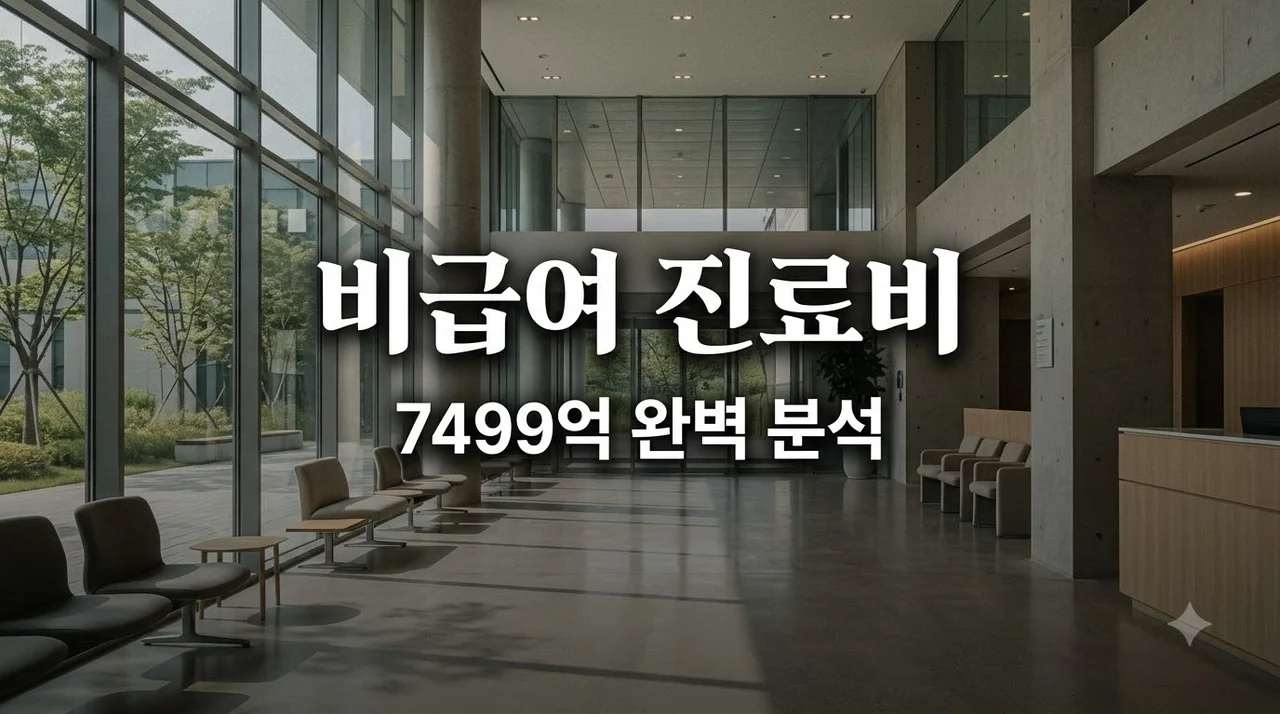 병원급 비급여 1,251개 항목 7,499억 원 자료 핵심 해석법