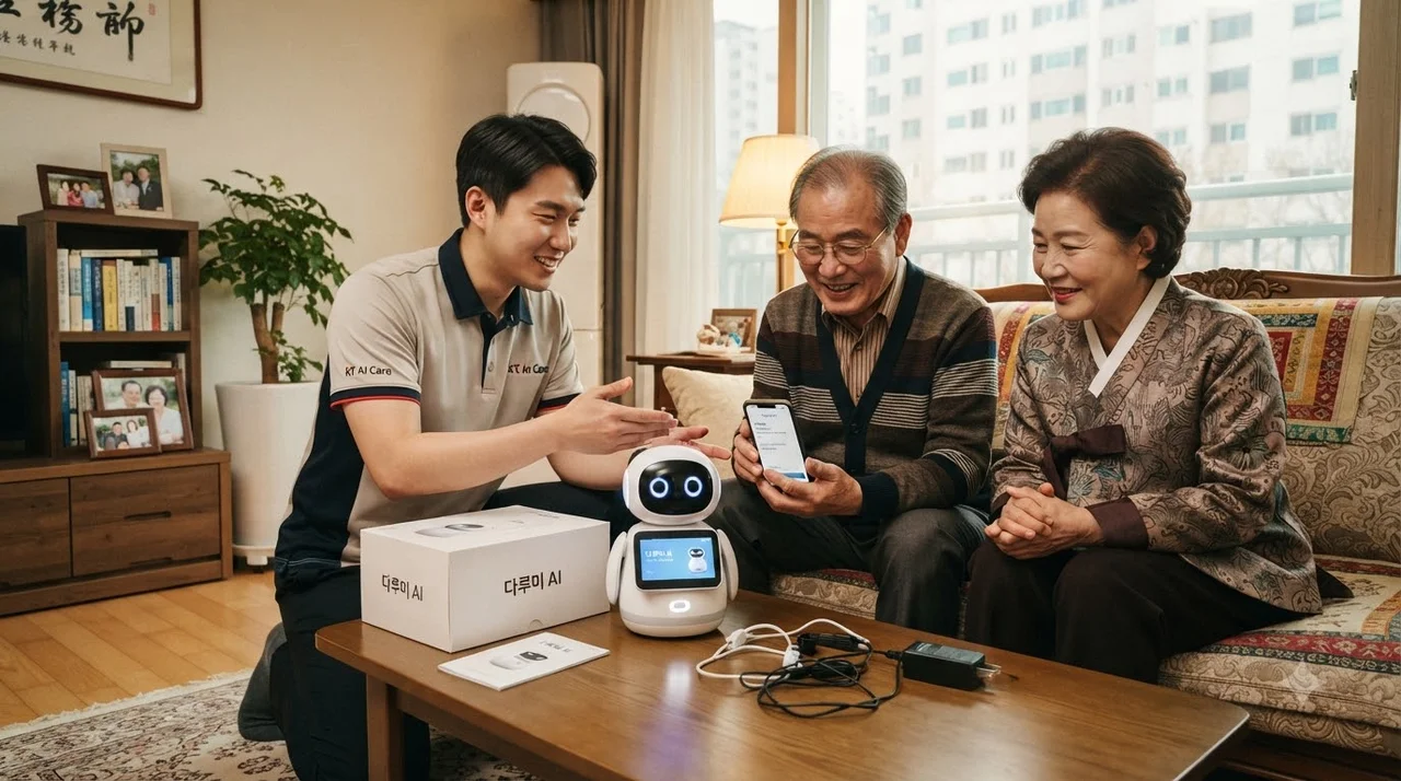 AI 돌봄로봇 지자체 무료 지원 신청 4단계 절차
