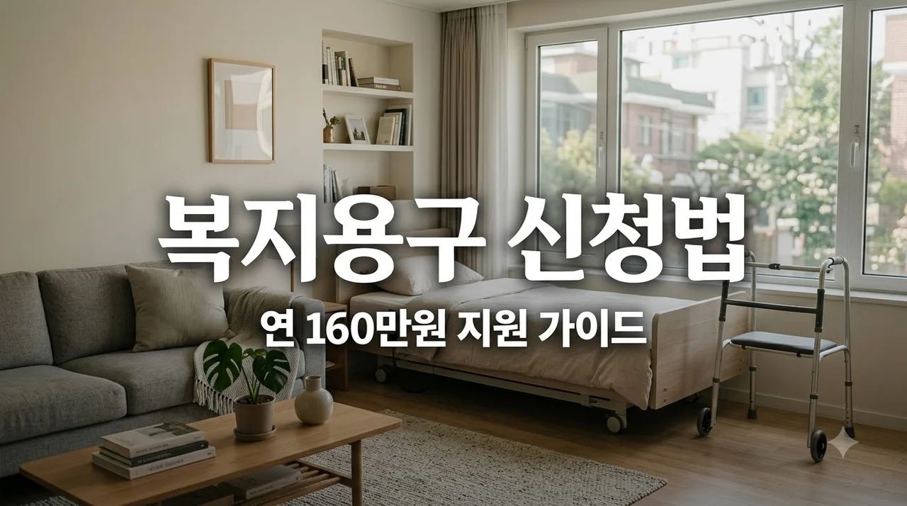 장기요양 복지용구 신청 방법과 160만원 지원 품목 완벽 가이드