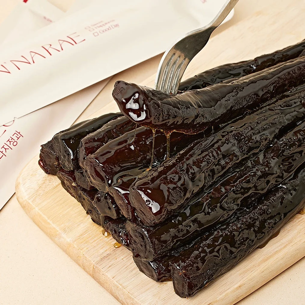 조은나래 도라지정과 500g 설 추석 부모님 상견례 어버이날 선물 콩고물 곁보자기 진한빨강 [원산지:상세설명에 표시] 상세 이미지 7