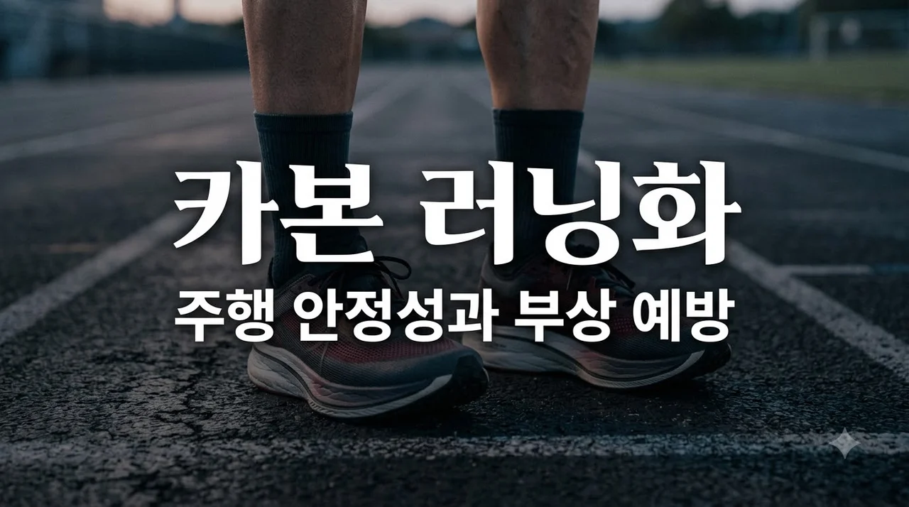 카본 러닝화 주행 안정성 총정리! 발목 부상 없이 달리는 법
