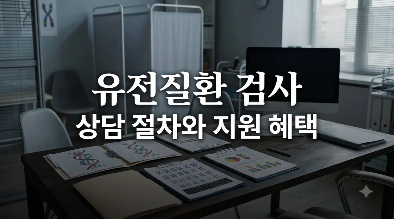 유전질환 검사 상담 비용과 지원 혜택, 신청 절차 완벽 정리