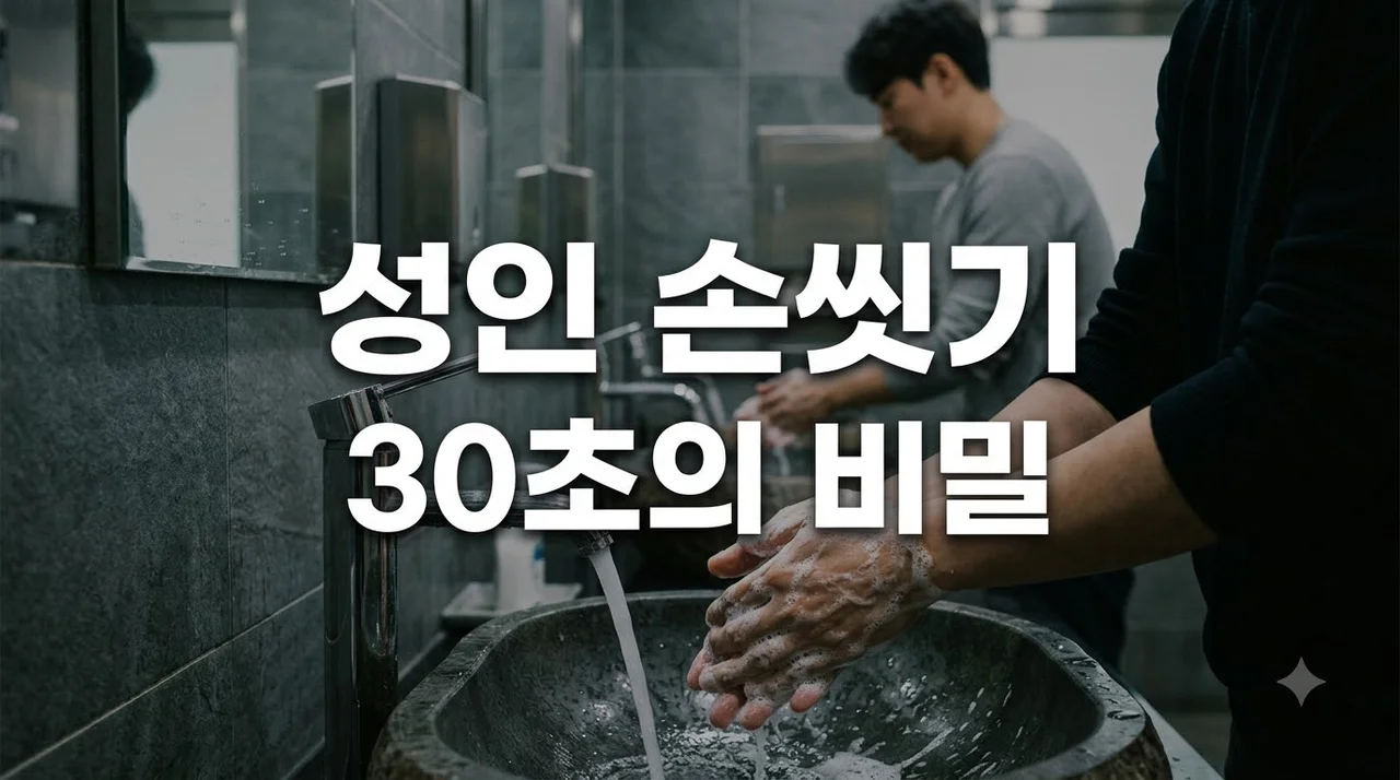 성인 손씻기 실천율 86%의 함정… 비누로 30초 씻는 사람은 11%?