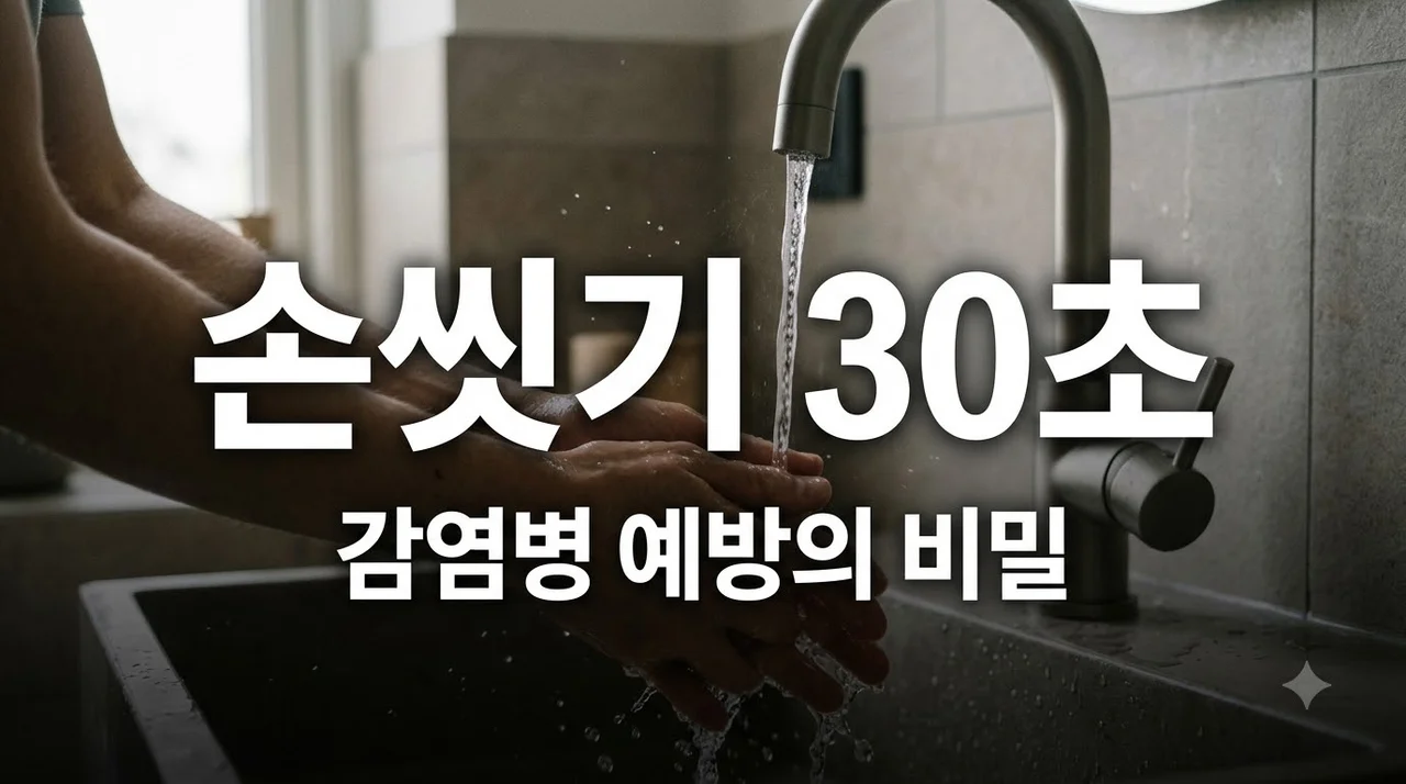 올바른 손씻기 시간은 몇 초? 질병관리청 기준 6단계 완벽 정리