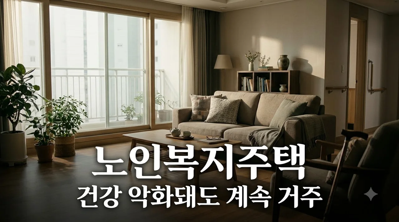 노인복지주택 계속 거주 조건 완화! 건강 악화돼도 살던 집에서 지내는 법