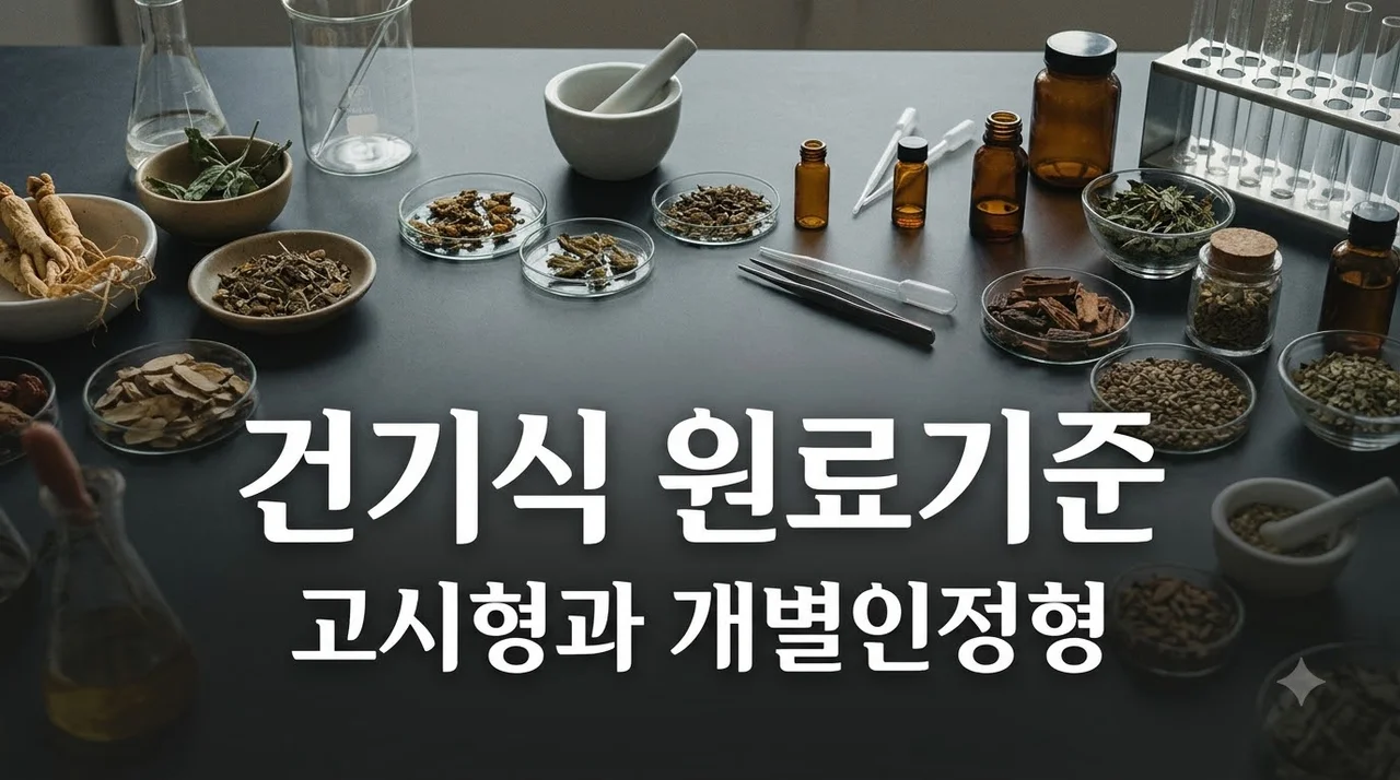 건강기능식품 원료 기준 총정리: 고시형과 개별인정형 차이점