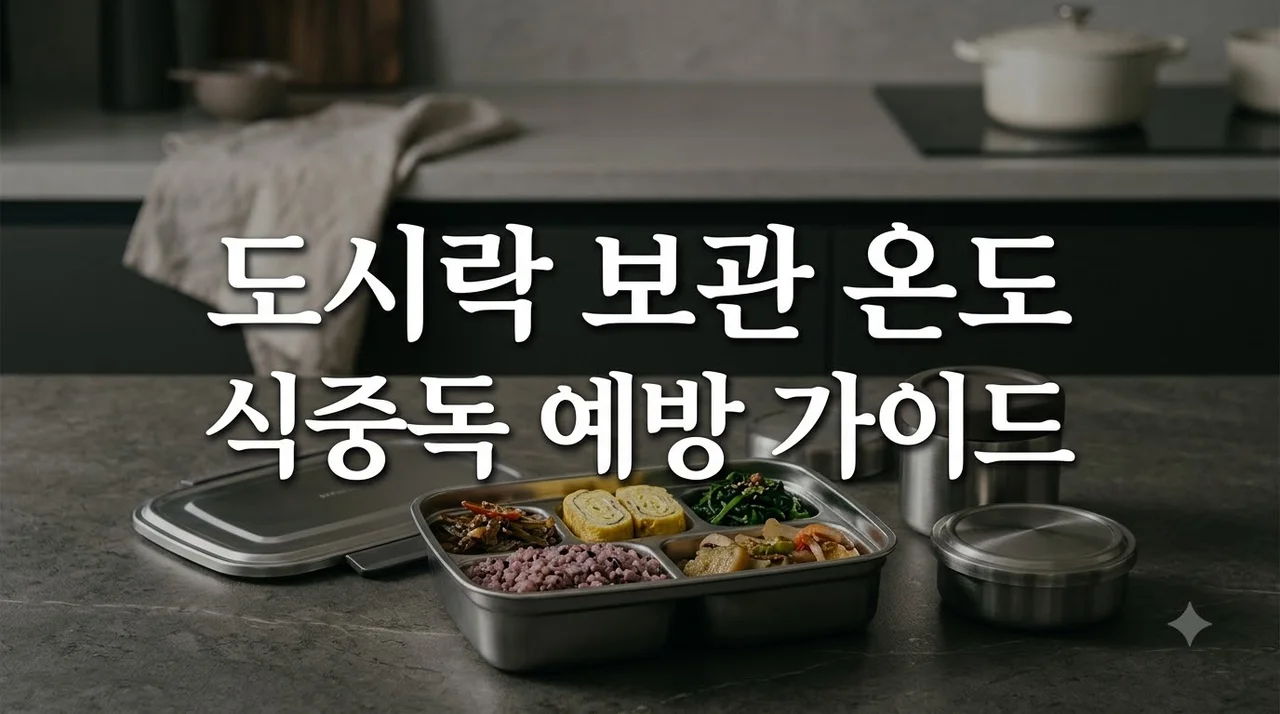 도시락 보관 온도 기준 및 식중독 예방을 위한 완전 가이드